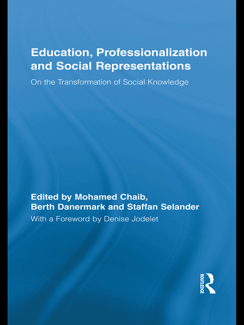 Cover image for book Education, Professionalization and Social Representations