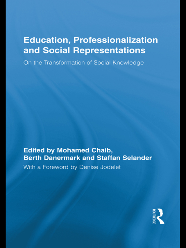 Education, Professionalization and Social Representations