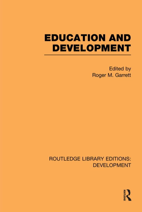 Cover image for book Education and Development