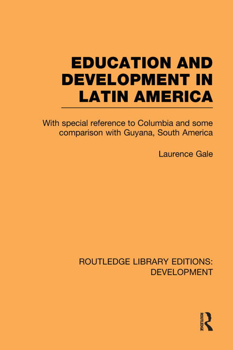 Cover image for book Education and development in Latin America