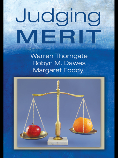 Cover image for book Judging Merit