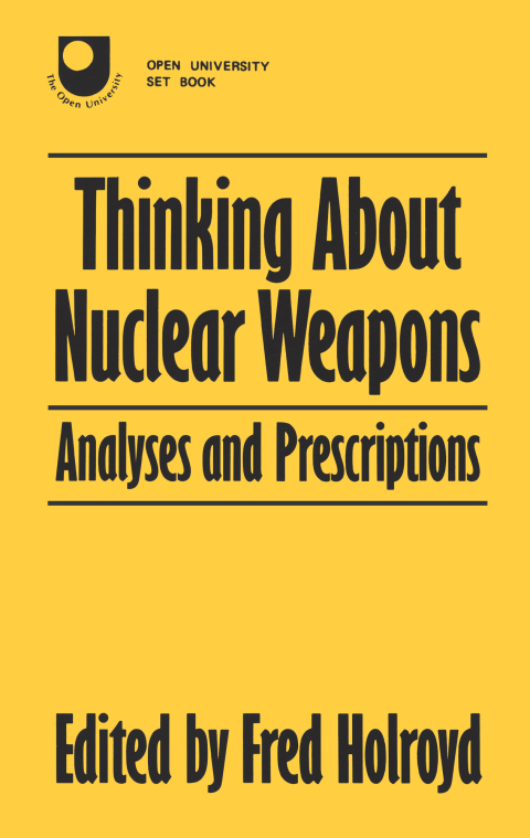 Cover image for book Thinking About Nuclear Weapons