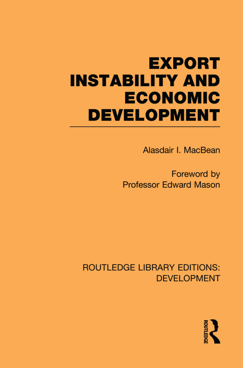 Cover image for book Export Instability and Economic Development