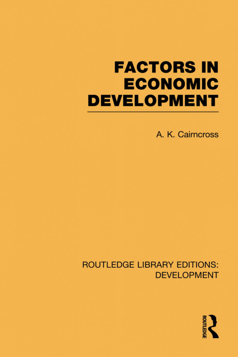 Cover image for book Factors in Economic Development