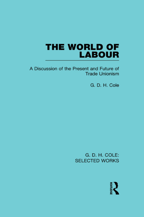 Cover image for book The World of Labour