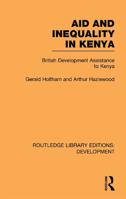 Cover image for book Aid and Inequality in Kenya