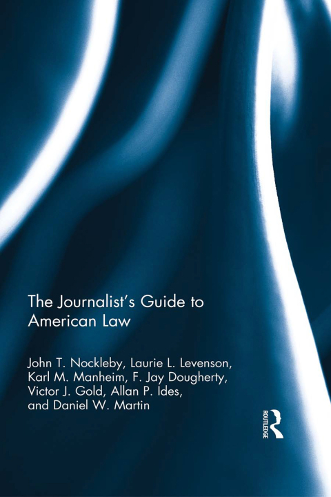 Cover image for book The Journalist's Guide to American Law