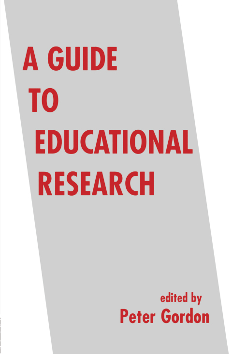 Cover image for book A Guide to Educational Research