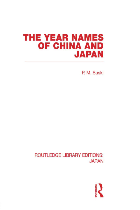 Cover image for book The Year Names of China and Japan