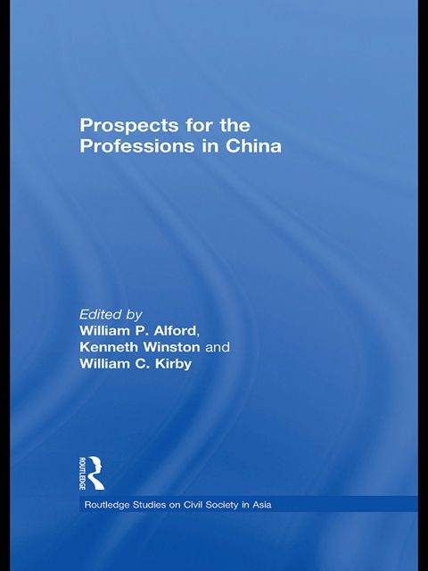 Cover image for book Prospects for the Professions in China