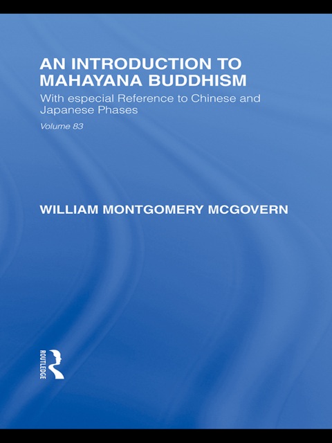 Cover image for book An Introduction to Mahāyāna Buddhism