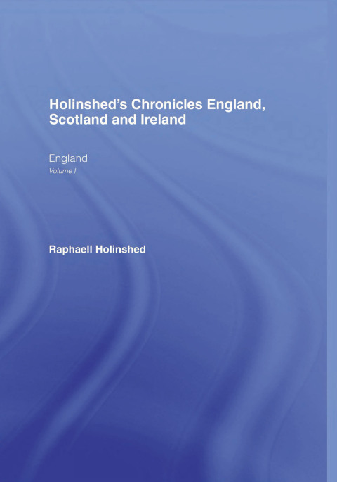 Cover image for book Chronicles:England,Scotland(6vl)
