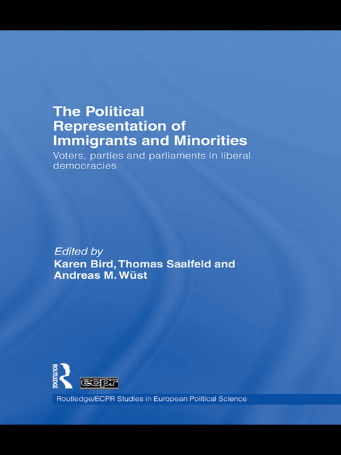 Cover image for book The Political Representation of Immigrants and Minorities