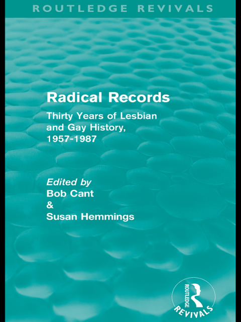 Cover image for book Radical Records (Routledge Revivals)