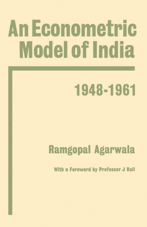 Cover image for book Econometric Model of India