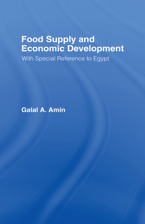 Cover image for book Food Supply and Economic Development