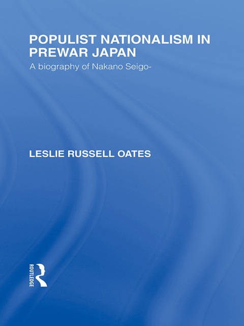 Cover image for book Populist Nationalism in Pre-War Japan