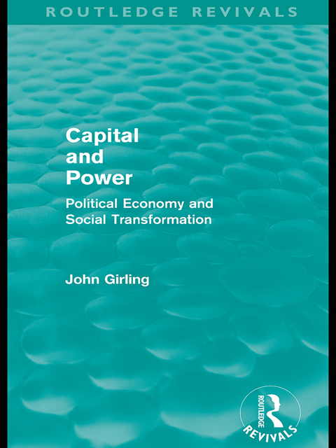 Cover image for book Capital and Power (Routledge Revivals)