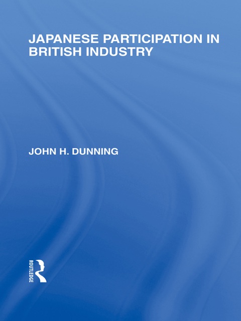 Cover image for book Japanese Participation in British Industry