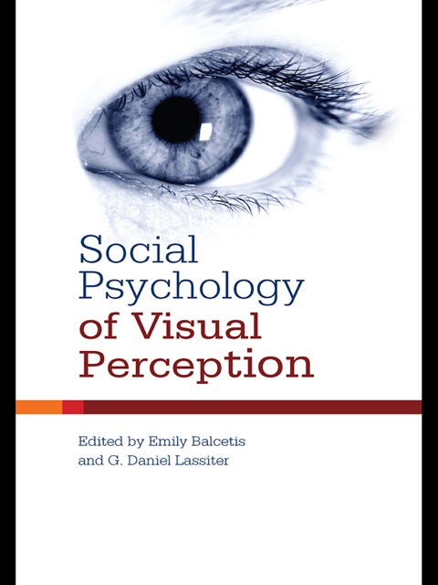 Cover image for book Social Psychology of Visual Perception