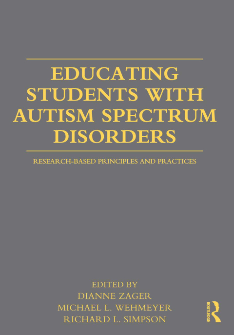 Educating Students with Autism Spectrum Disorders 