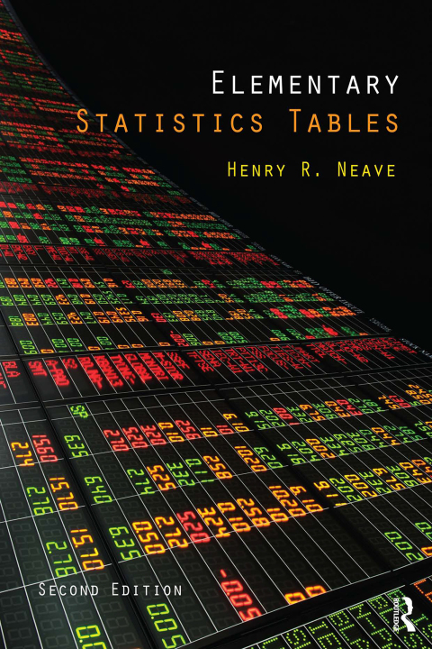 Cover image for book Elementary Statistics Tables