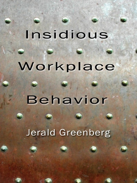 Cover image for book Insidious Workplace Behavior