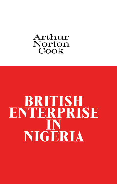 Cover image for book British Enterprise in Nigeria