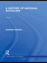 Cover image: A History of National Socialism (RLE Responding to Fascism) 1st edition 9780415580779