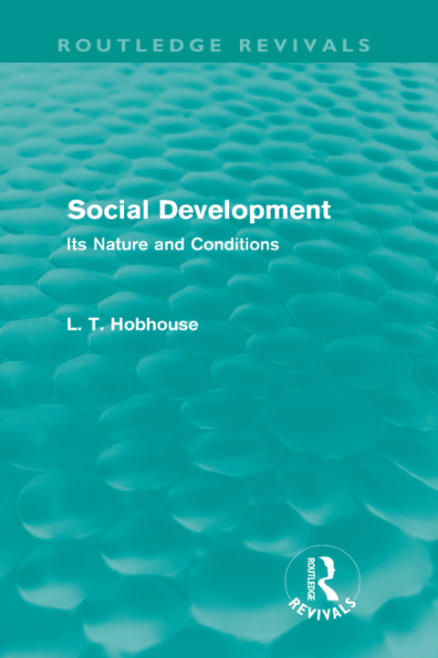 Cover image for book Social Development (Routledge Revivals)