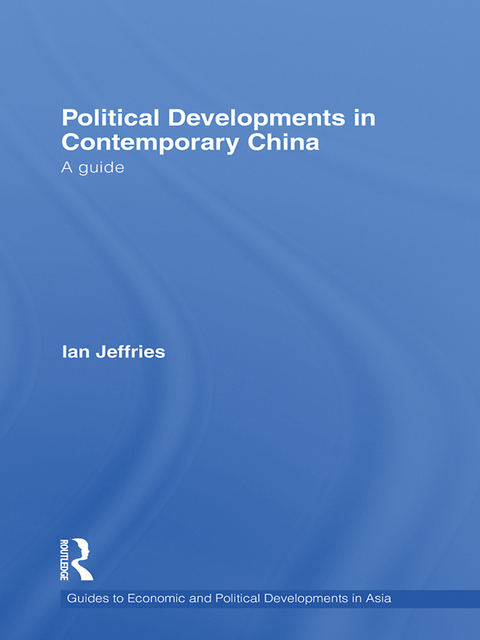 Cover image for book Political Developments in Contemporary China