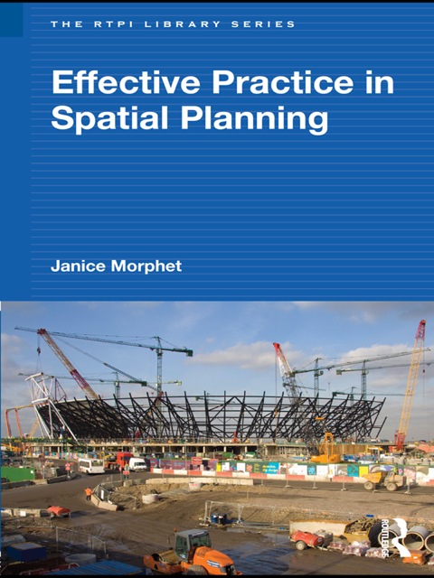 Cover image for book Effective Practice in Spatial Planning