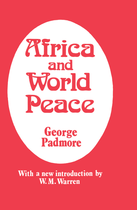 Cover image for book Africa and World Peace