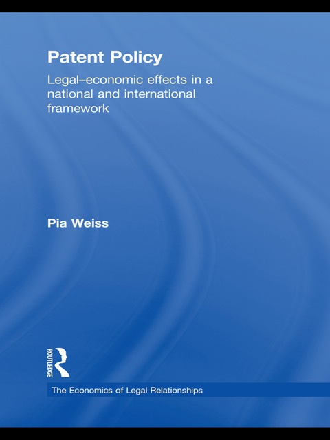 Cover image for book Patent Policy