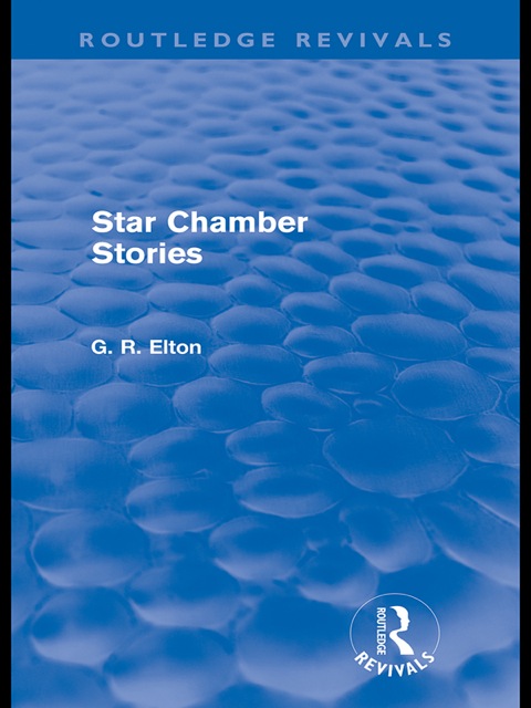 Cover image for book Star Chamber Stories (Routledge Revivals)