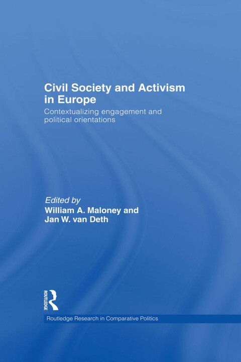 Cover image for book Civil Society and Activism in Europe