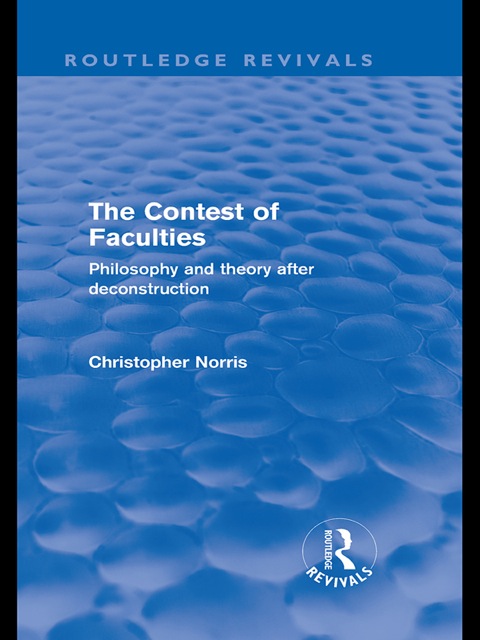 Cover image for book Contest of Faculties (Routledge Revivals)