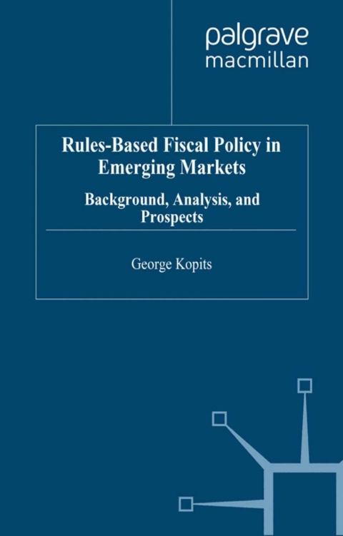 Cover image for book Rules-Based Fiscal Policy in Emerging Markets