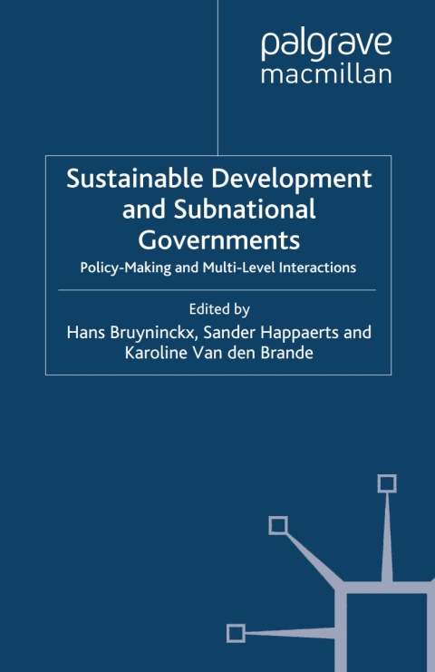 Cover image for book Sustainable Development and Subnational Governments