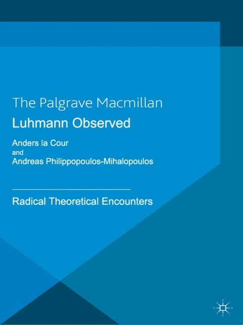 Cover image for book Luhmann Observed