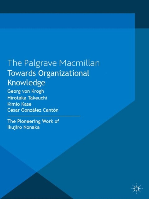 Cover image for book Towards Organizational Knowledge