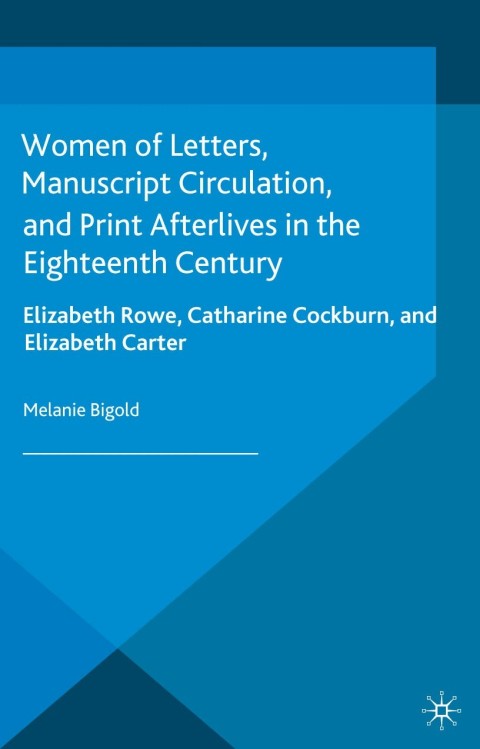 Cover image for book Women of Letters, Manuscript Circulation, and Print Afterlives in the Eighteenth Century