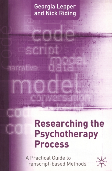 Cover image for book Researching the Psychotherapy Process