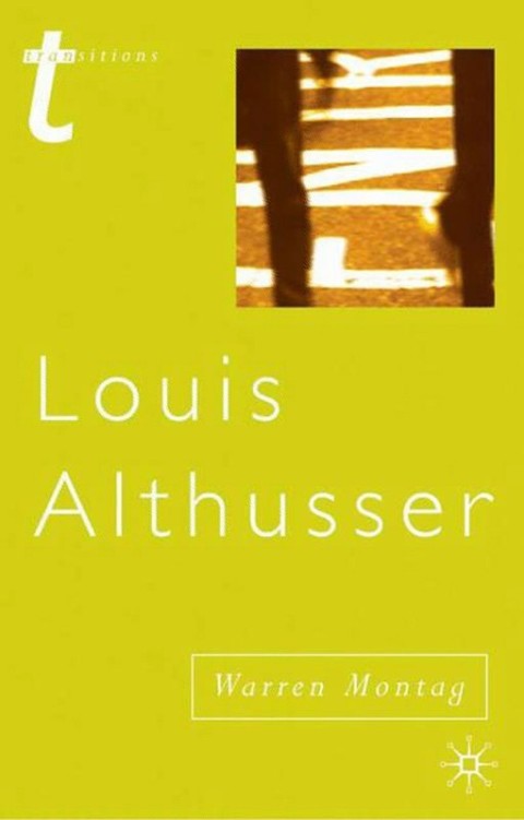 Cover image for book Louis Althusser