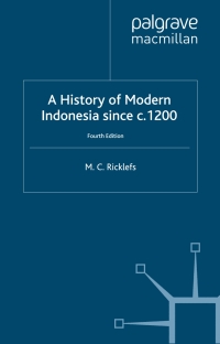 HISTORY OF MODERN INDONESIA SINCE C 1200