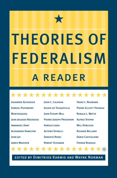 Cover image for book Theories of Federalism
