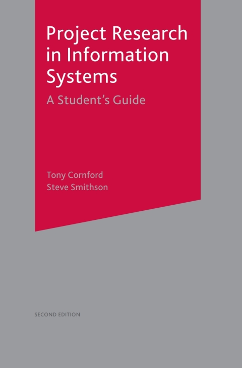 Cover image for book Project Research in Information Systems