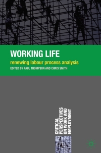 Cover image: Working Life 1st edition 9780230222236