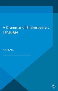 Cover image: A Grammar of Shakespeare's Language 9780333725917