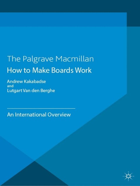 Cover image for book How to Make Boards Work